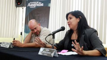 El director Everardo González y la productora Martha Orozco, ofrecieron una conferencia de prensa donde anunciaron el estreno en Estados Unidos.
