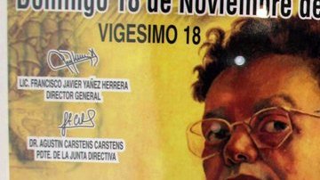 La Lotería Nacional de México, cuando presentó en el Museo del Carmen el billete en homenaje al muralista Diego Rivera.