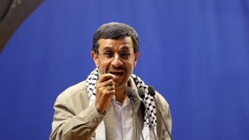 Mahmoud Ahmadinejad cuando amenazaba a Israel.