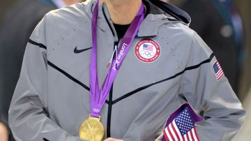 Phelps feliz con su último oro.