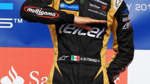 El mexicano Esteban Gutiérrez, que a los 21 años aspira a convertirse en piloto de Fórmula Uno.