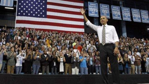 Un 58% de los adultos dijeron esperar que Obama sea reelegido, mientras que sólo el 32% dijo creer que Romney y Ryan ganarán.