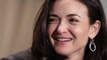 Sheryl Sandberg, directora de operaciones de Facebook.