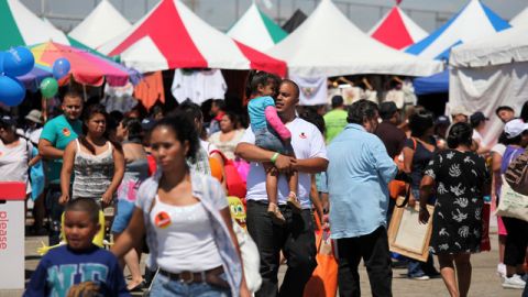 Esta es la VIII Feria Chapina que se realiza en el condado de Los Ángeles. Foto de archivo del año pasado.
