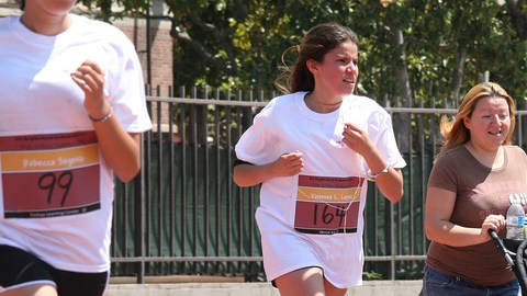 Caminar es saludable.