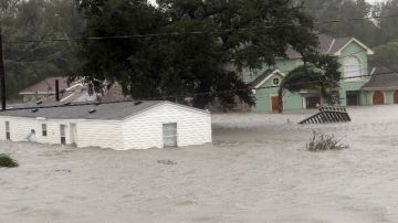 El fenómeno dejó varias residencias bajo agua en Luisiana.
