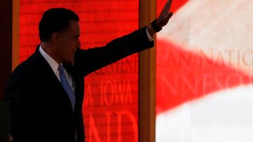 Mitt Romney en la Convención Nacional Republicana.