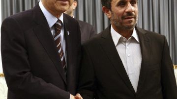 El secretario general de ONU, Ban Ki-moon,  en Teherán, Irán.