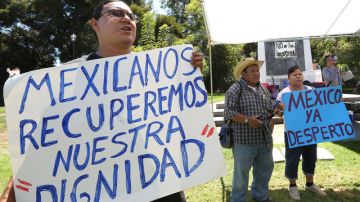 El mensaje que los manifestantes  quisieron dejar claro es que el pueblo mexicano  no debe darse por vencido.