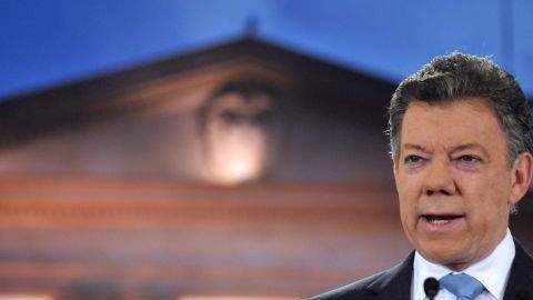 El presidente de Colombia, Juan Manuel Santos.