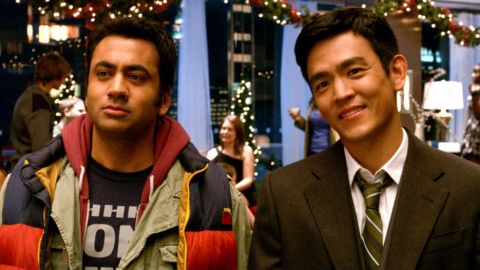 John Cho y Kal Penn son los dos cómicos de Harold & Kumar que protagonizan el anuncio de Obama.