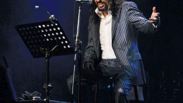 El artista presentará su disco "Cigala y tango", del cual ha vendido más de 250 mil copias.