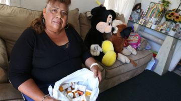 Carmela Rodríguez estuvo a punto de padecer  un infarto   por no tomar sus medicamentos para la presión alta.