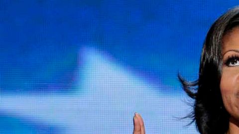 La primera dama Michelle Obama habló de su experiencia como madre y esposa durante su discurso del martes en Charlotte.