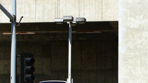 Fachada de la prisión para hombres en LA.