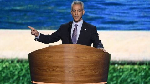 El alcalde de Chicago y exsecretario de la presidencia de Estados Unidos, Rahm Emanuel.
