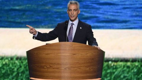 El alcalde de Chicago y exsecretario de la presidencia de Estados Unidos, Rahm Emanuel.