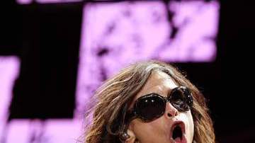 Steven Tyler (izq.) y Joe Perry durante una reciente actuación de Aerosmith.