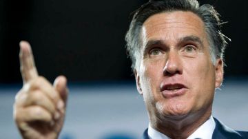 Mitt Romney se preparaba para hablar sobre los ataques terroristas del 11 de septiembre durante un evento con la Guardia Nacional en Nevada.
