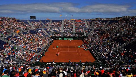 El Parque Hermanos Castro de Gijón ha sido un volcán en erupción a favor de España en la Copa Davis frente a Estados Unidos.