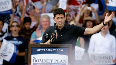 El candidato republicano a la vicepresidencia Paul Ryan.