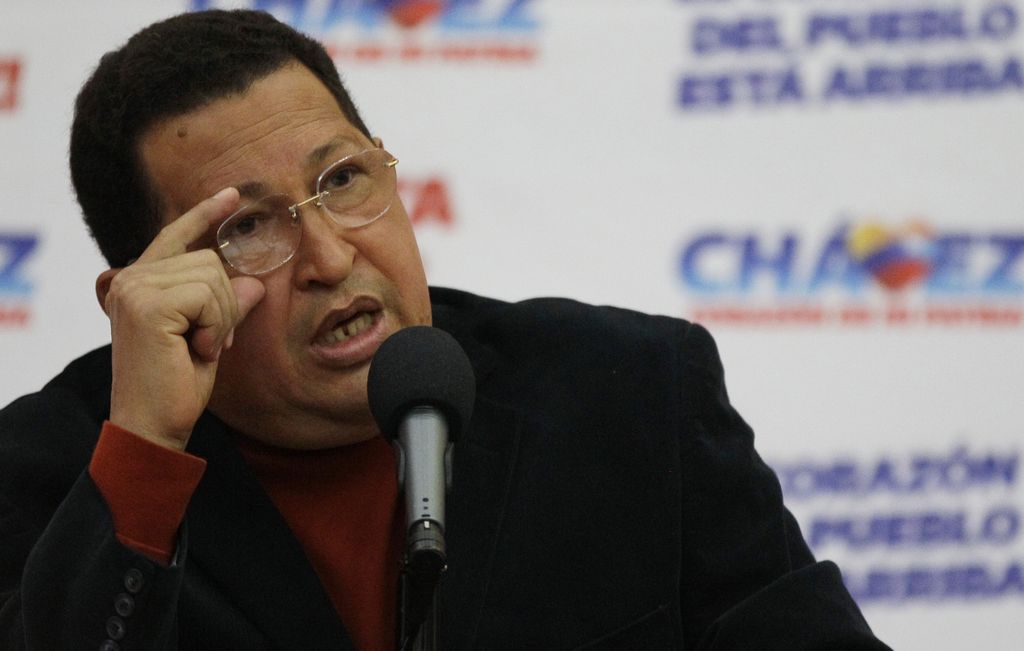 El presidente de Venezuela, Hugo Chávez.