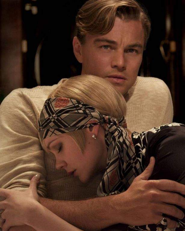 Leonardo DiCaprio y Carey Mulligan actúan de 'The Great Gatsby'.