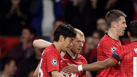 Carrick fue el anotador del Manchester frente al Galatasaray; es su tercer gol en esta competencia.