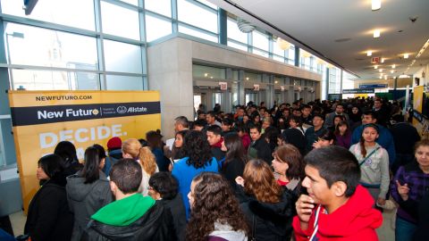 Una de las ferias educativas organizada por New Futuro.