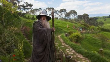 Ian McKellen en una escena de la primera entrega de 'The Hobbit'.