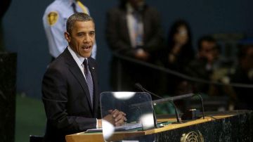 Obama centró buena parte de su discurso en las protestas contra EE.UU. en el mundo árabe a causa de un vídeo que se burla del profeta Mahoma.