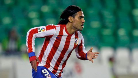 Falcao es la figura del Atlético de Madrid en España y en Europa.