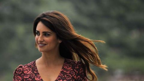 Penélope Cruz ayer en San Sebastián donde presentó nuevo filme.