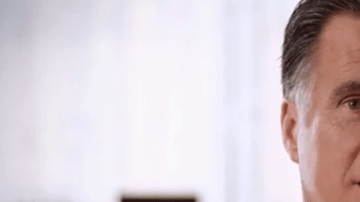 El nuevo anuncio de Mitt Romney muestra al candidato hablando directamente a la cámara.