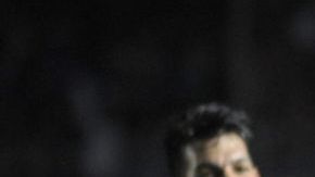 Roberto Nanni del Cerro Porteño celebra la victoria de visita frente a Colón en la Sudamericana.