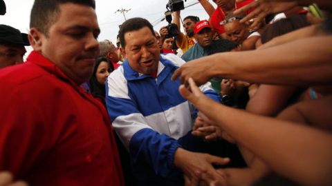 Hugo Chávez, presidente de Venezuela, se negó nuevamente a debatir con Henrique Capriles, y consideró que esa petición muestra 'desespero' de la oposición, ayer.