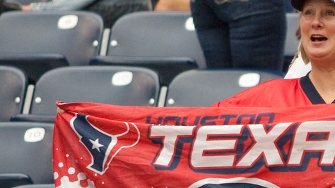 Fervor por los Texans de Houston.