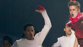 Justin Bieber en una actuación reciente.