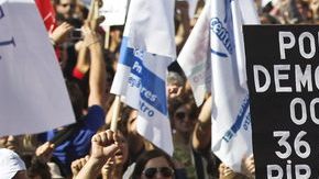 Los organizadores de la protesta en Lisboa, Portugal, dijeron que fue un éxito y calcularon en cientos de miles la cifra  de manifestantes.