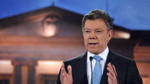 El Presidente de Colombia, Juan Manuel Santos.