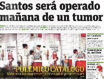 Una edición de "Publimetro", periódico colombiano de la empresa Metro Internacional.