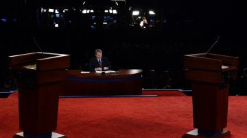 Es el primer debate entre los candidatos presidenciales.