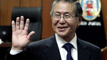 Fotografía del expresidente Alberto Fujimori.