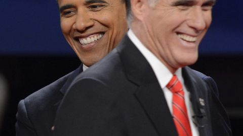 La mayoría de analistas dieron la ventaja a Romney en el debate.