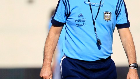 Alejandro Sabella, entrenador de la selección argentina.