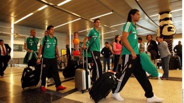La selección mexicana de fútbol ya está en Houston de cara al duelo con Guyana.