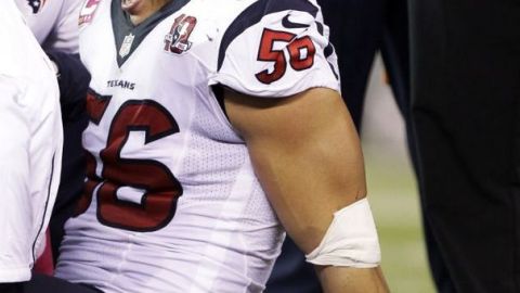 Cushing se lesionó en el segundo cuarto del partido disputado en el MetLife Stadium.