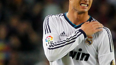 Cristiano padece de una dolencia en el hombro izquierdo.