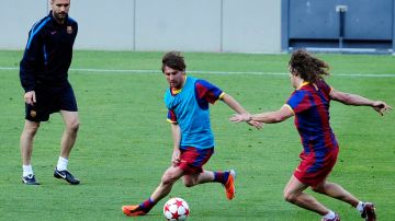Messi afirma que se nota la ausencia de 'Pep' Guardiola en el Barcelona, sin embargo apoya a Vilanova.