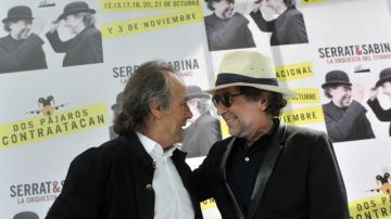 Joan Manuel Serrat (izq.) y Joaquín Sabina han sido siempre grandes amigos.